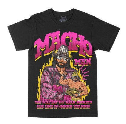 MACHO MAN "REAR ROCKETS" GRAPHIC TEE